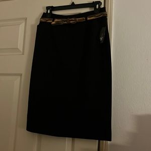 Vintage VTG 2pc Belted Pencil Skirt